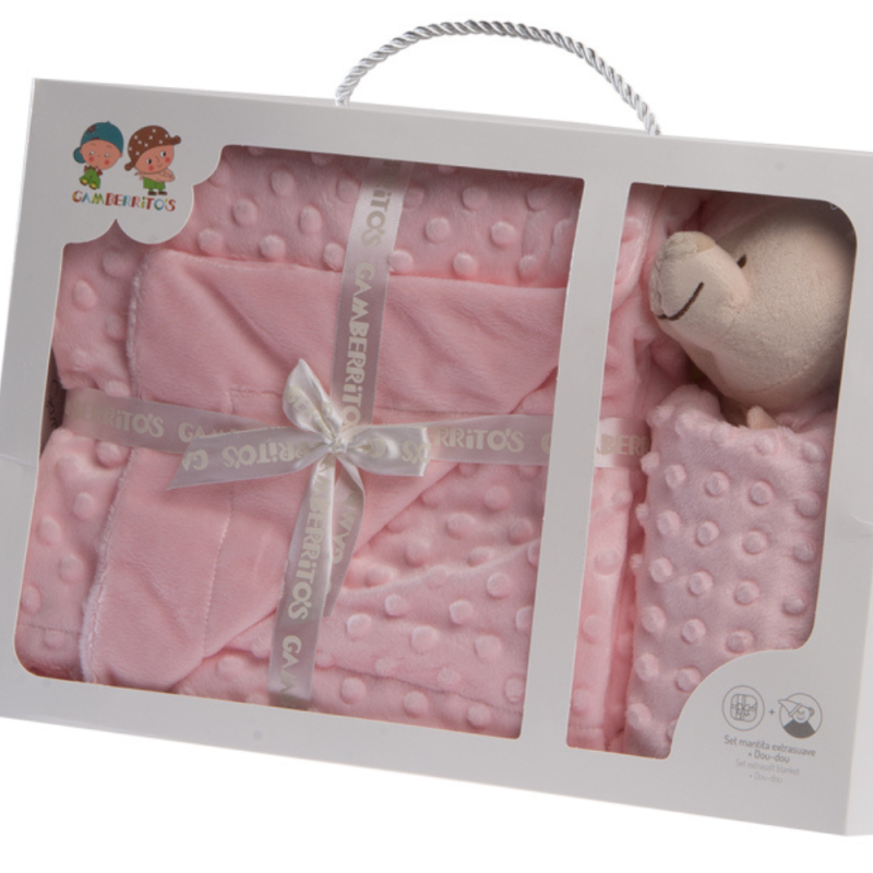 MANTA Y DOUDOU DE TOPOS OSOS. GAMBERRITOS