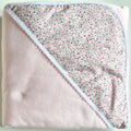 MANTA ACOLCHADA FLOREADA (80X85) — CRUDO