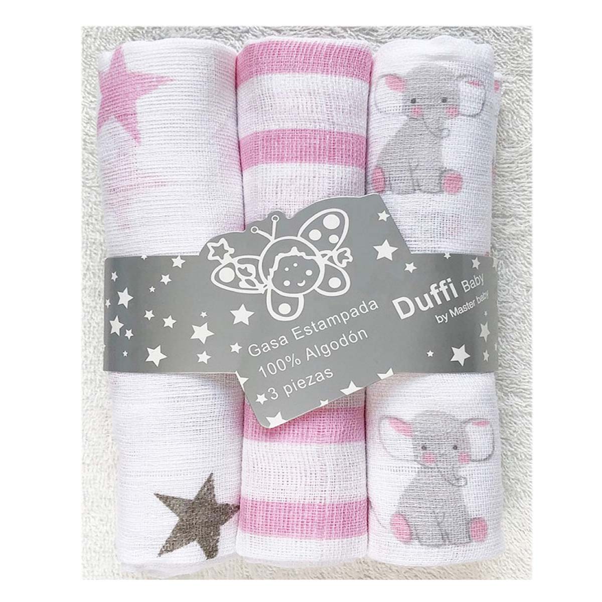 PACK DE 3 GASAS  DUFFI