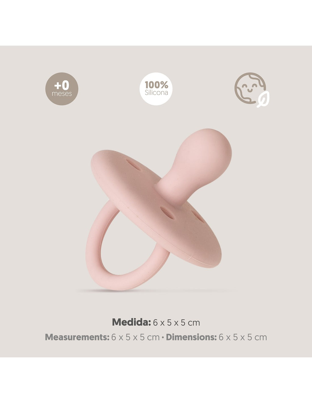 CHUPETE DE SILICONA PARA BEBE. INTERBABY