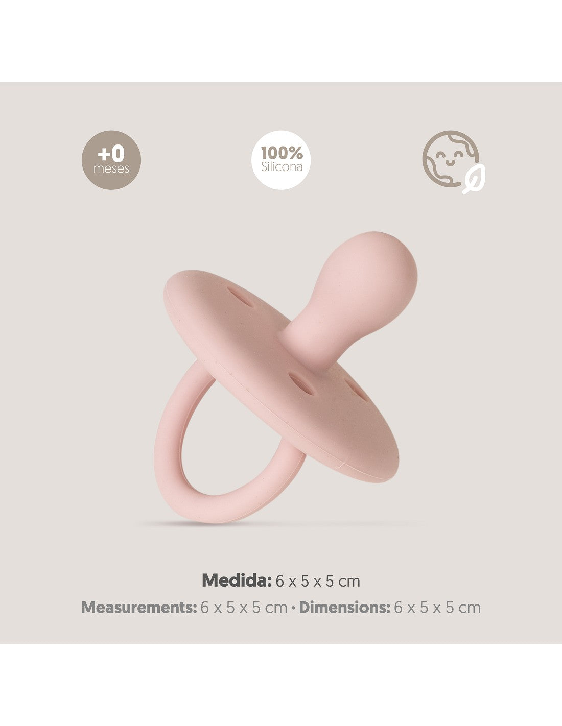 CHUPETE DE SILICONA PARA BEBE. INTERBABY