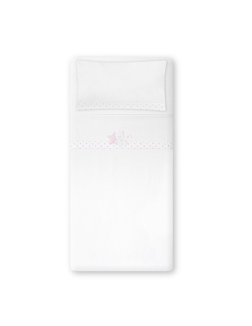 SET DE SABANAS CUNA COLECCIÓN OSITO SENTADO INTERBABY
