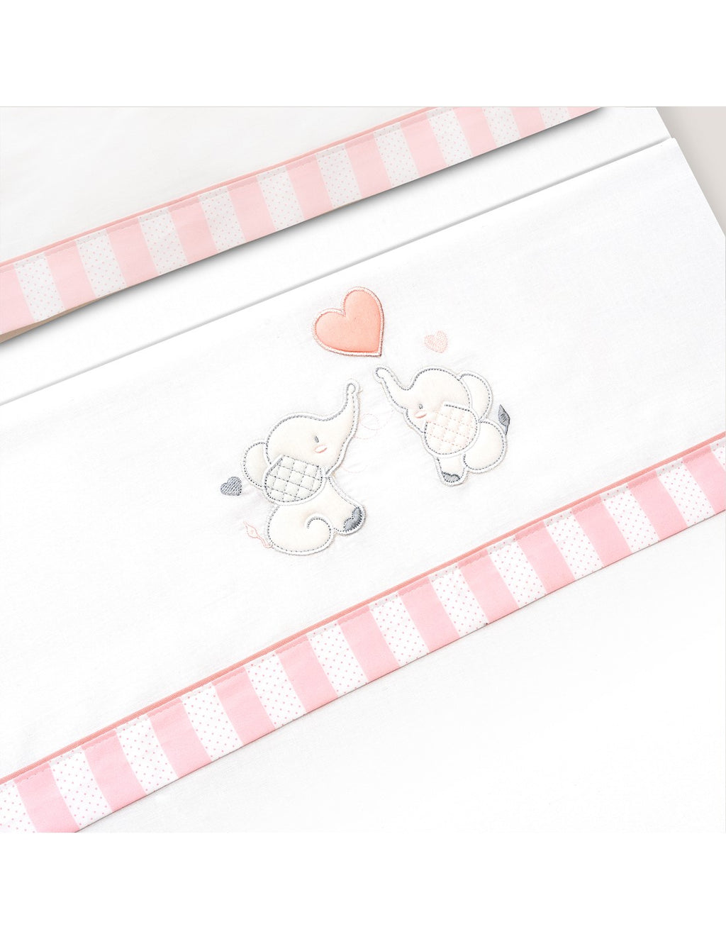 SET DE SABANAS MINICUNA PAREJA ELEFANTES INTERBABY