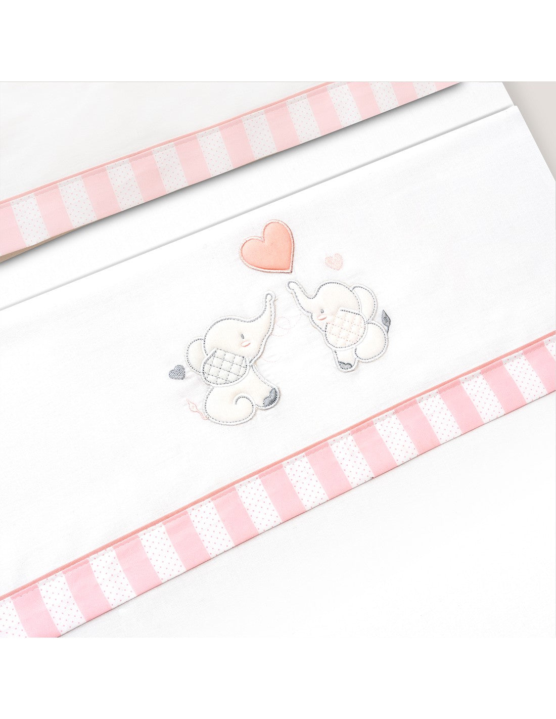 SET DE SABANAS MINICUNA PAREJA ELEFANTES INTERBABY