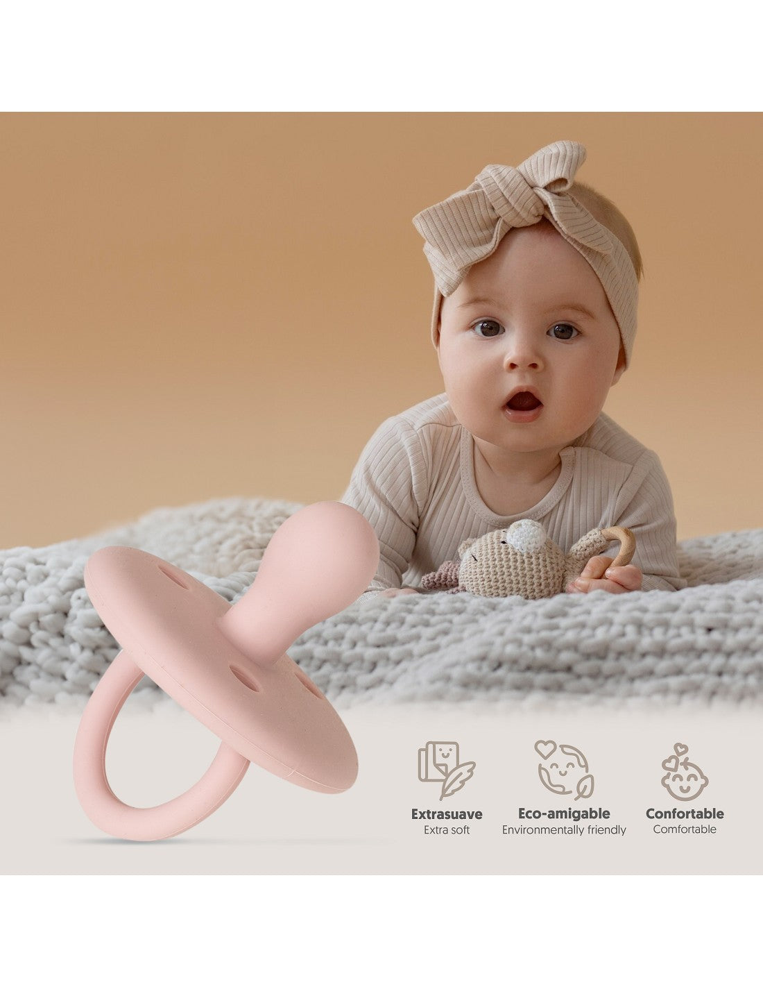 CHUPETE DE SILICONA PARA BEBE. INTERBABY