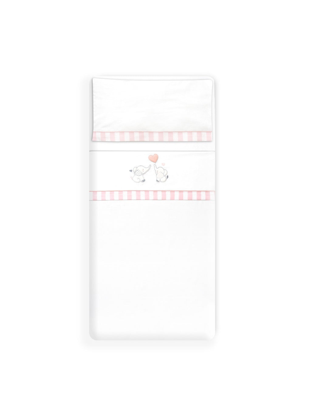 SET DE SABANAS MINICUNA PAREJA ELEFANTES INTERBABY