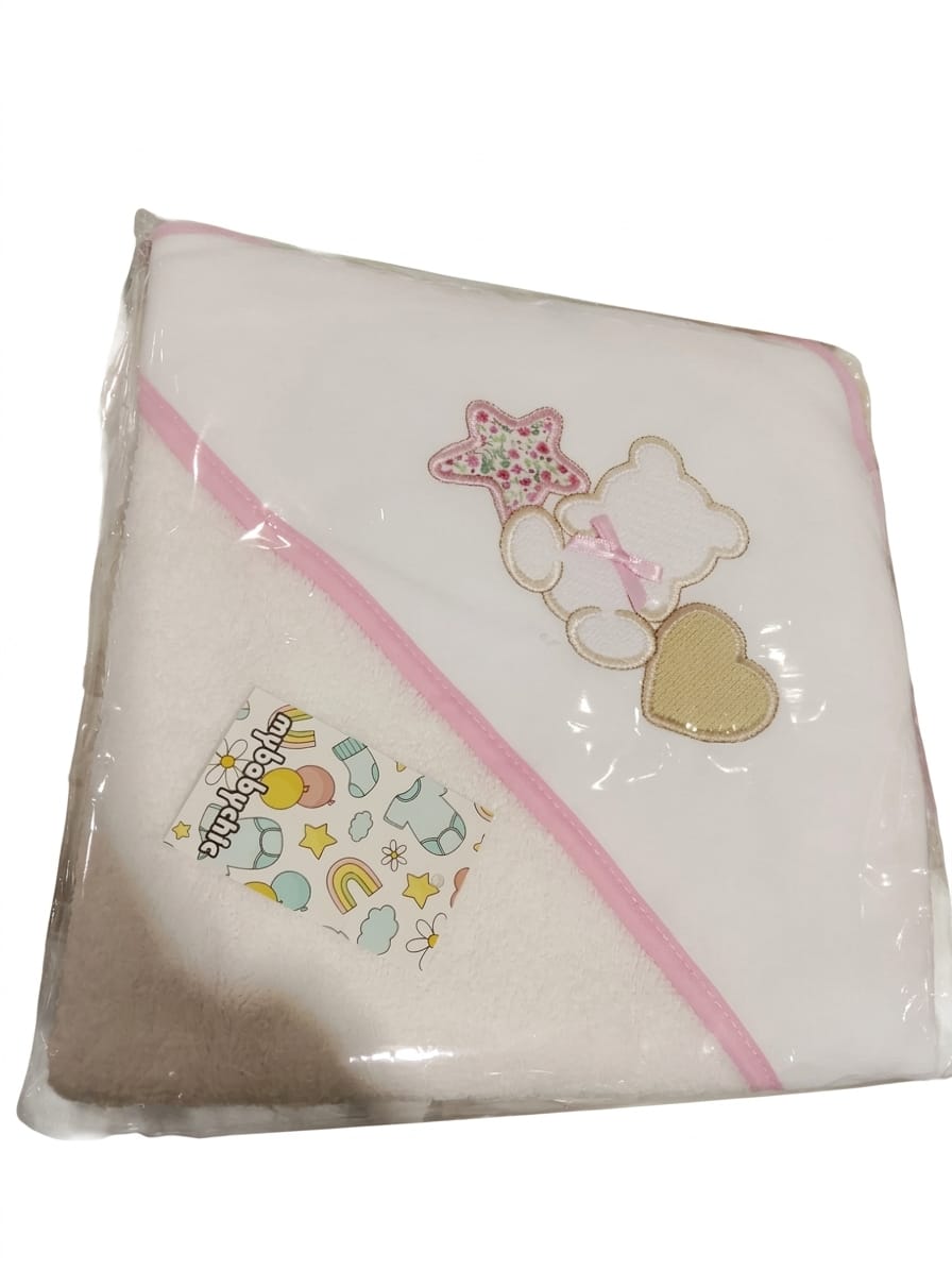 GASAS DE ALGODON PARA BEBE OSO ESTRELLA (70X60)