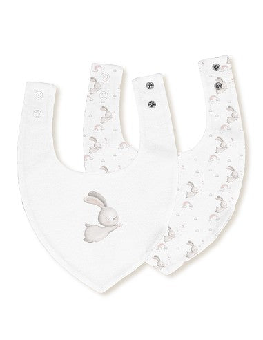 BABEROS BANDANA PACK BAMBU CONEJITO ESTRELLA INTERBABY (20X30)