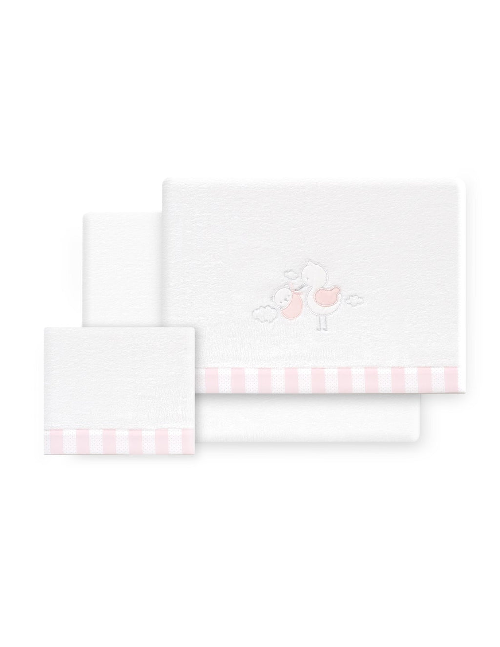 SET SABANAS CUNA CORALINA CIGUEÑA OSO INTERBABY
