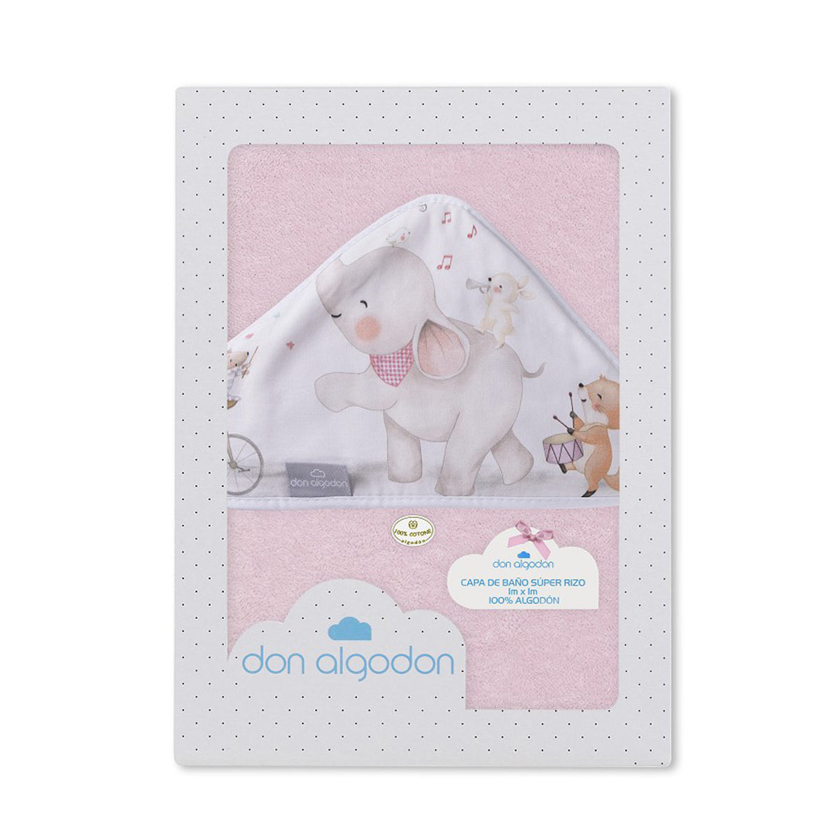 CAPA DE BAÑO ELEFANTE MUSICAL