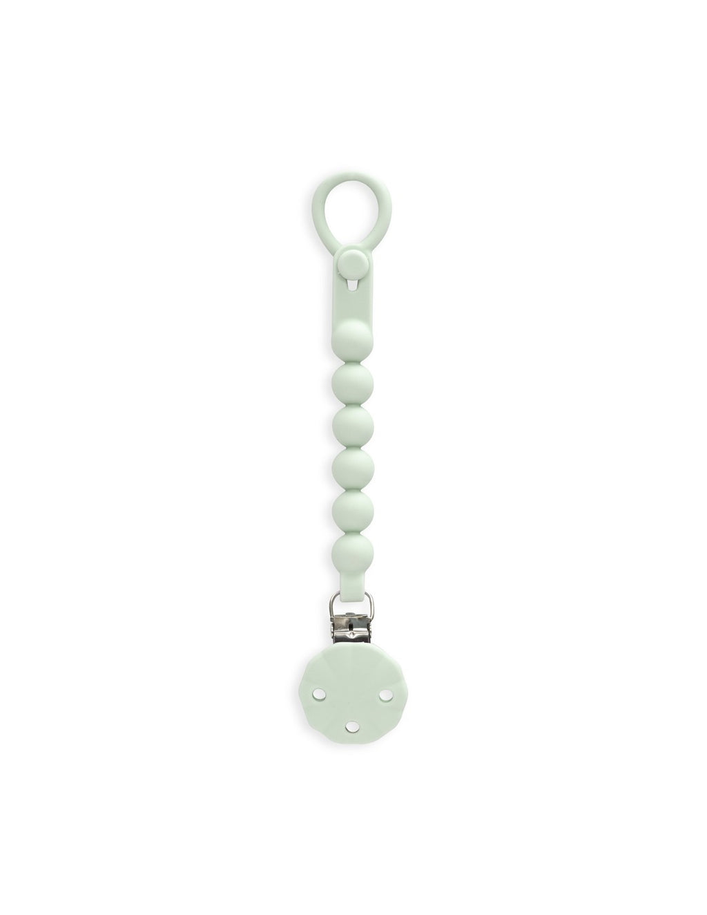 SET DE  SABANAS CUNA+CHUPETERO OSO LUNA INTERBABY — BLANCO/AZUL