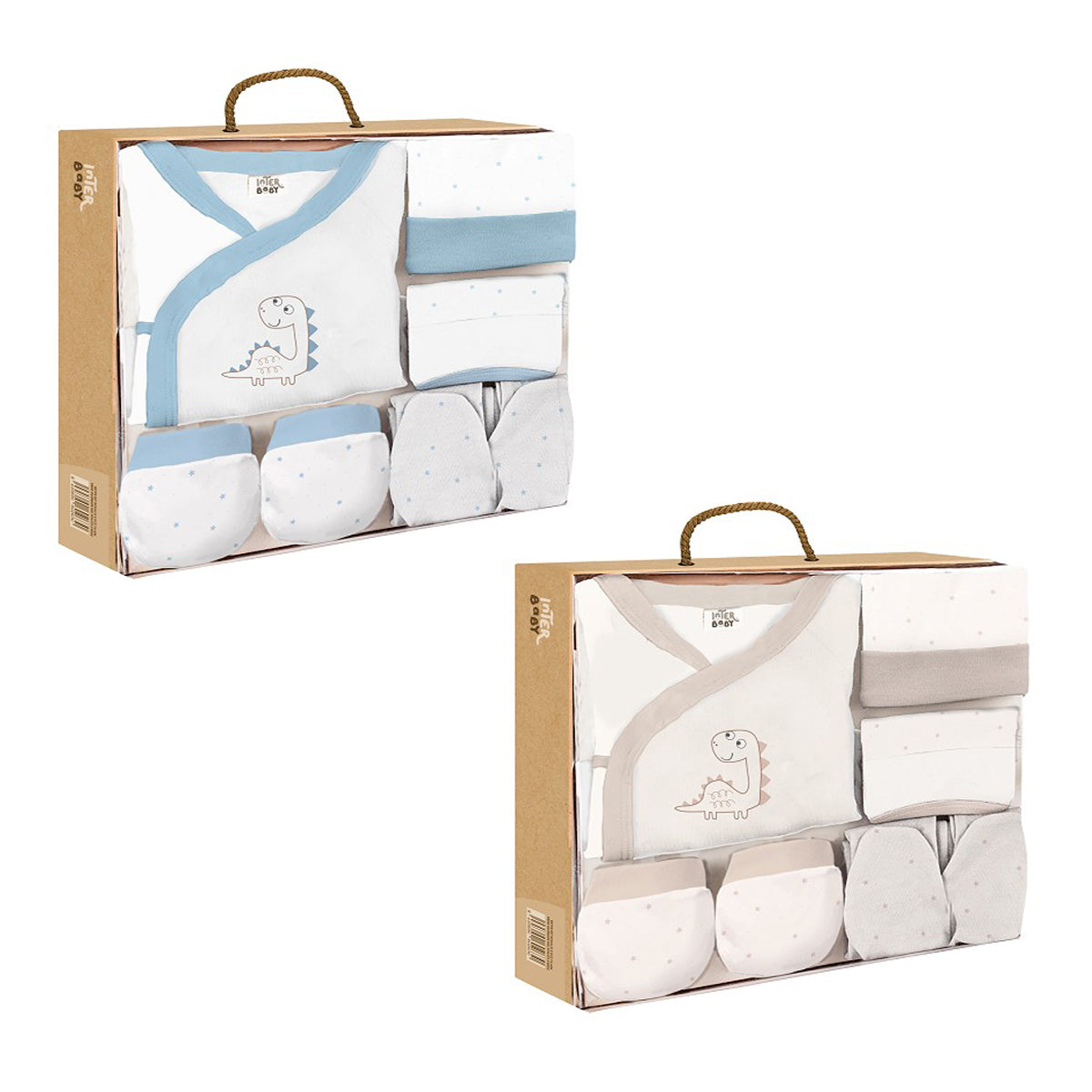 SET DE 5 PIEZAS DINOSAURIO INTERBABY