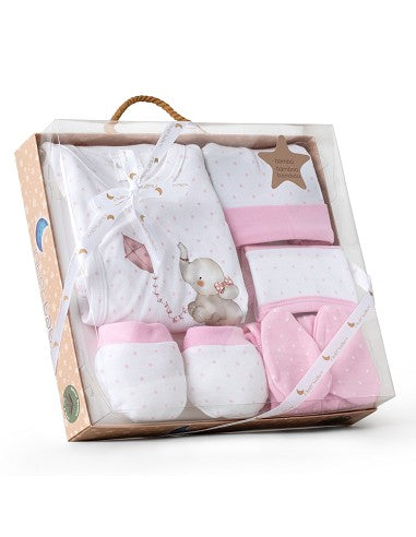 SET DE 5 PIEZAS BAMBÚ ELEFANTES INTERBABY