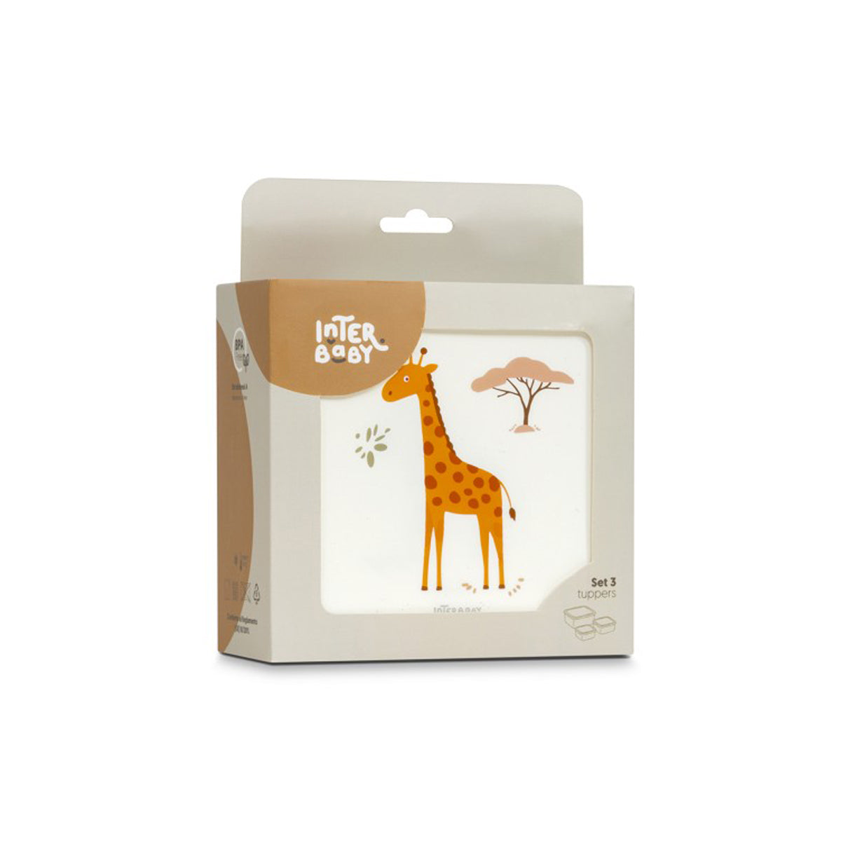 PACK ALIMENTACION 3 TUPPERS SAVANNA INTERBABY