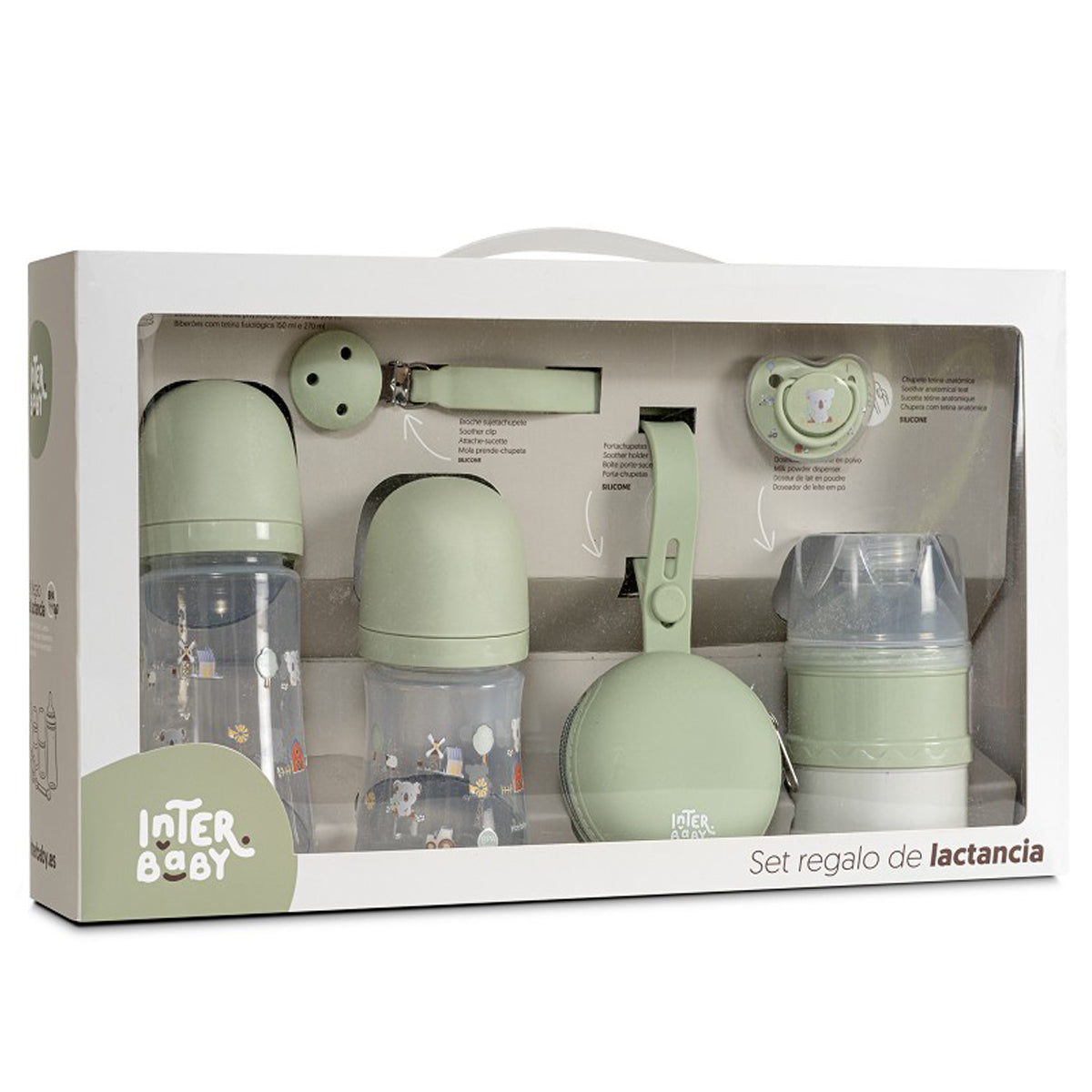 SET REGALO PARA BEBE 6 PIEZAS KOALA INTERBABY