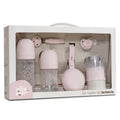 SET REGALO PARA BEBE 6 PIEZAS PETALOS DE ROSA INTERBABY