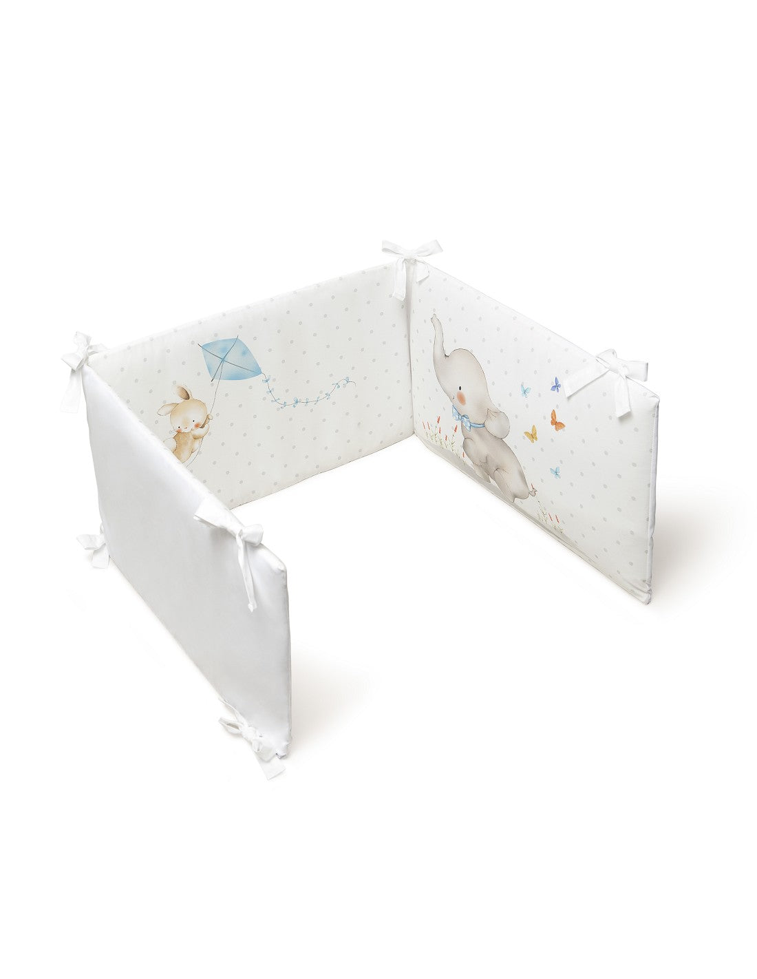 SET DE  2 PIEZAS FUNDA NORDICA Y CHICHONERA ELEFANTE INTERBABY