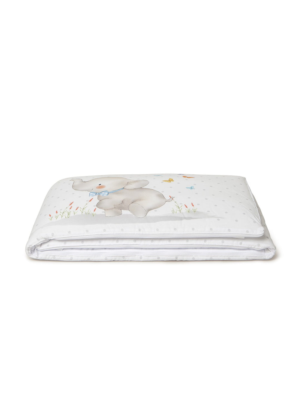 SET DE  2 PIEZAS FUNDA NORDICA Y CHICHONERA ELEFANTE INTERBABY