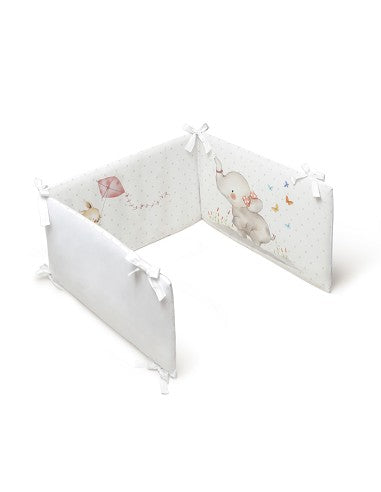 SET DE  2 PIEZAS FUNDA NORDICA Y CHICHONERA ELEFANTE INTERBABY