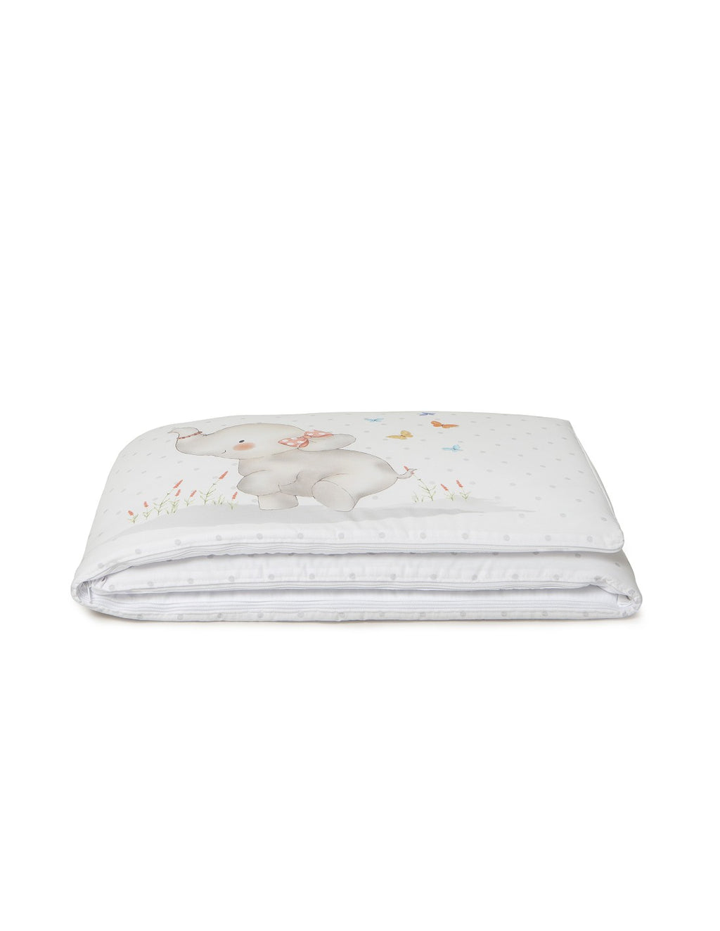 SET DE  2 PIEZAS FUNDA NORDICA Y CHICHONERA ELEFANTE INTERBABY