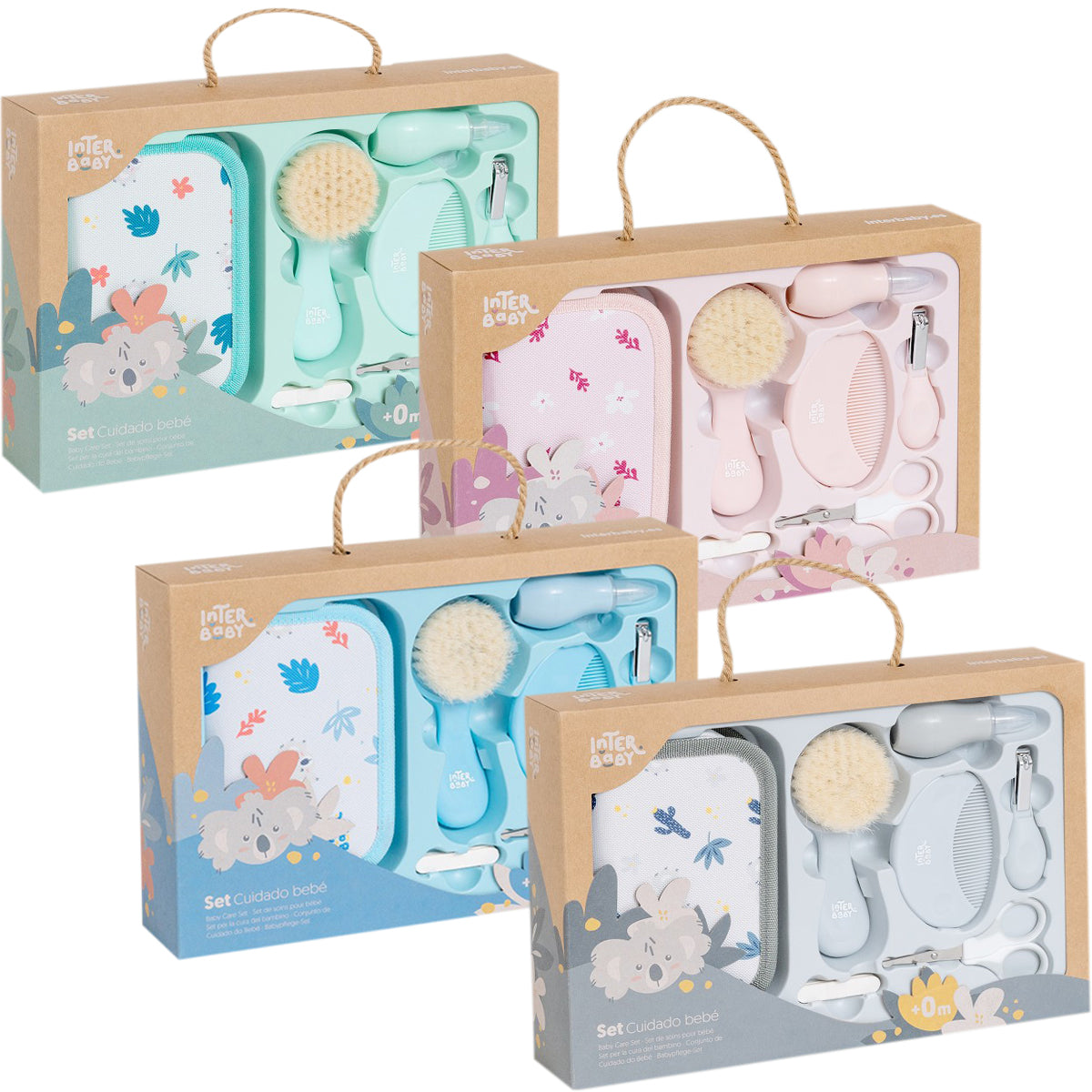 SET  DE 7 PIEZAS CUIDADO DEL BEBE INTERBABY