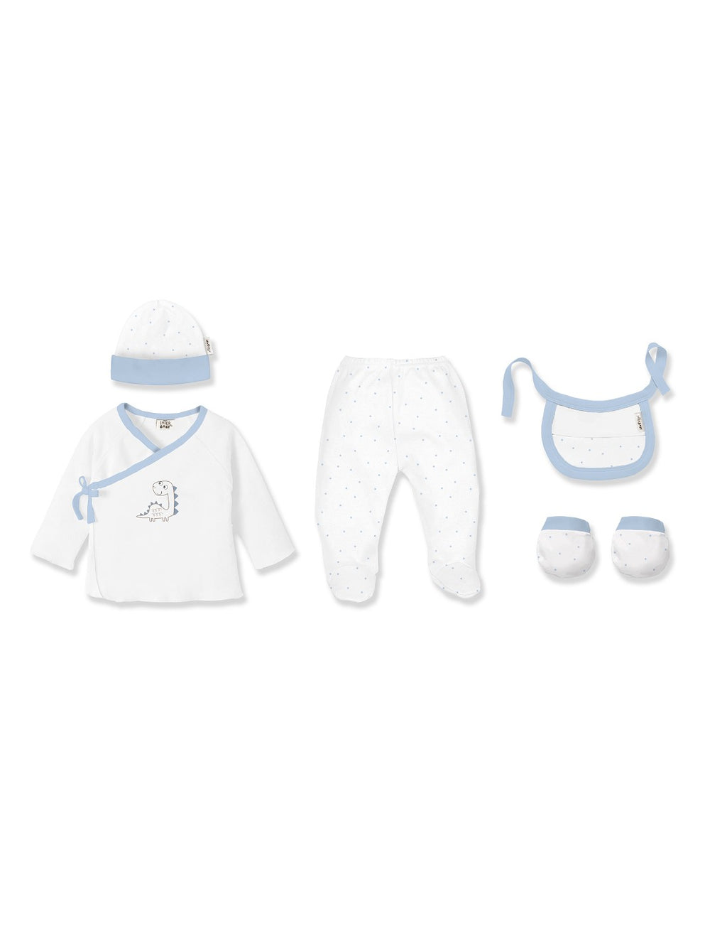 SET DE 5 PIEZAS DINOSAURIO INTERBABY