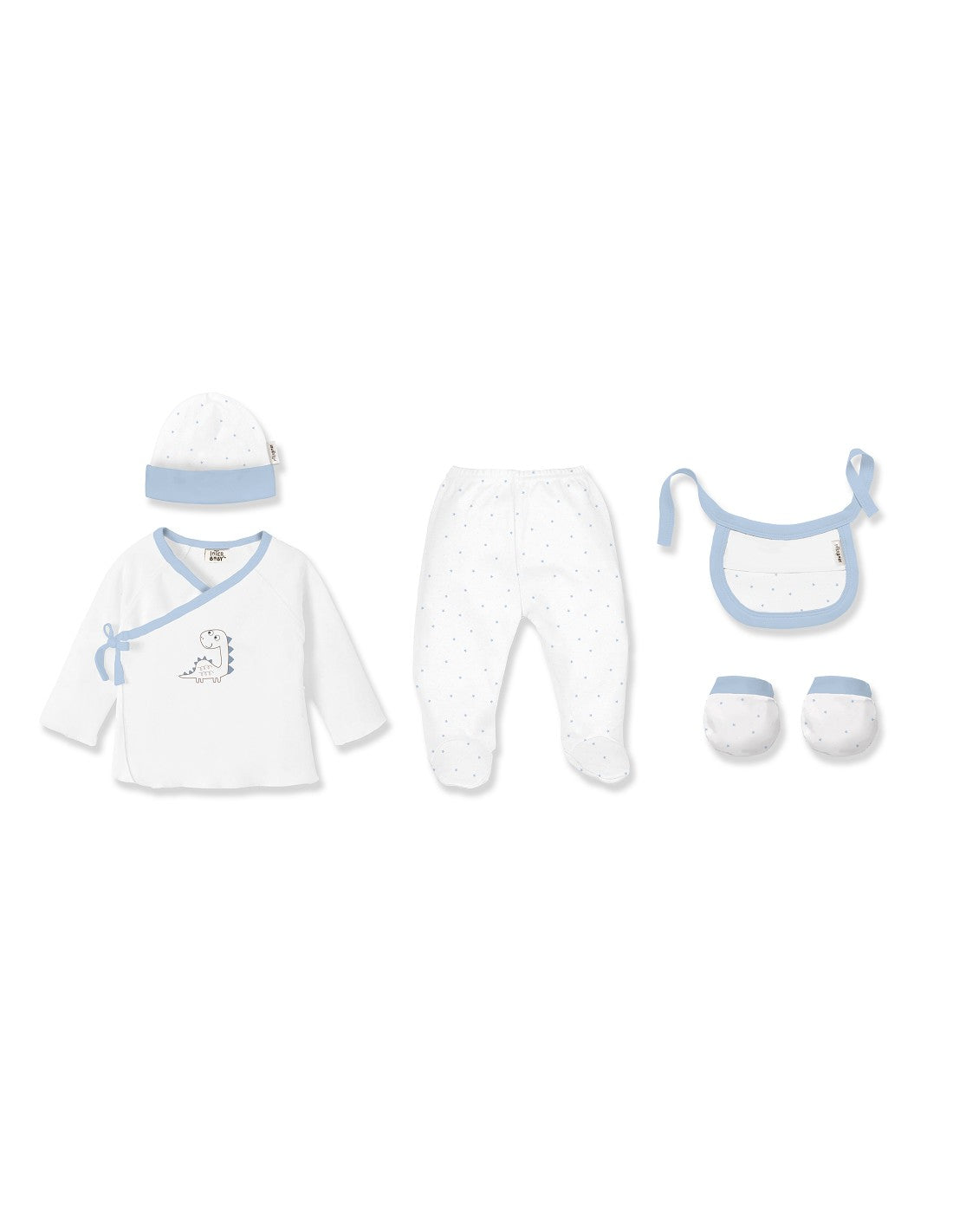 SET DE 5 PIEZAS DINOSAURIO INTERBABY