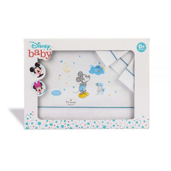 SET DE SABANAS CUNA DISNEY MICKEY