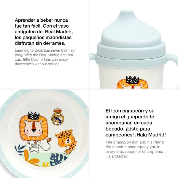 SET DE VAJILLA DE 5 PIEZAS DEL REAL MADRID