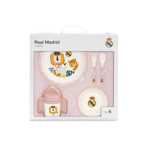 SET DE VAJILLA DE 5 PIEZAS DEL REAL MADRID