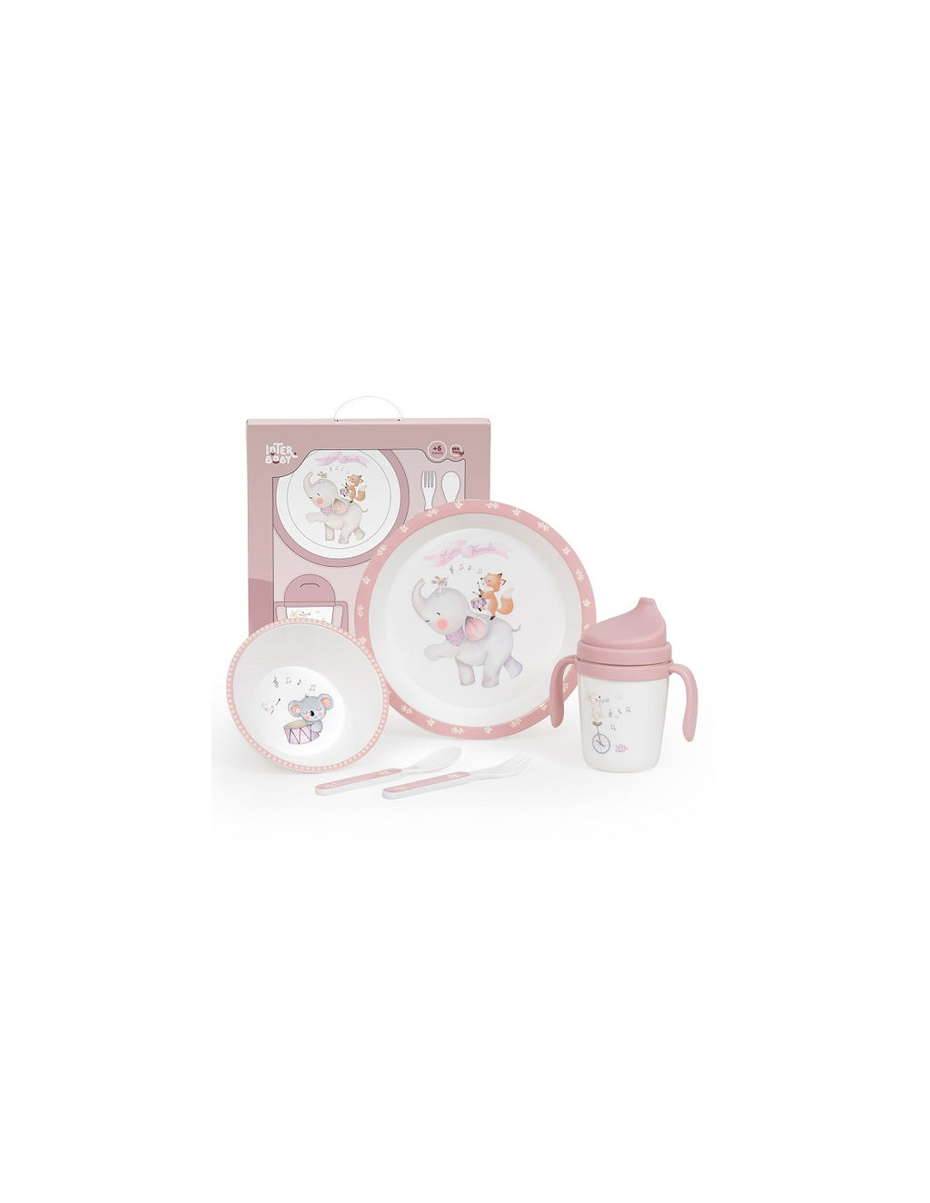 SET DE VAJILLA 5 PIEZAS MUSIC. INTERBABY