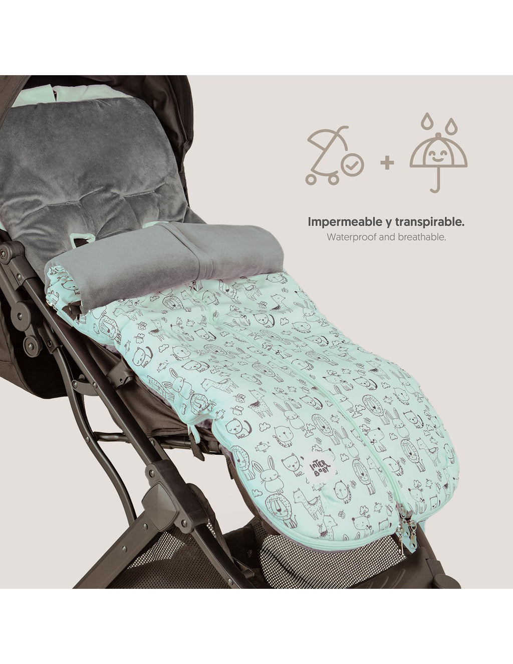 SACO UNIVERSAL DE SILLA DE PASEO INTERBABY ANIMALES