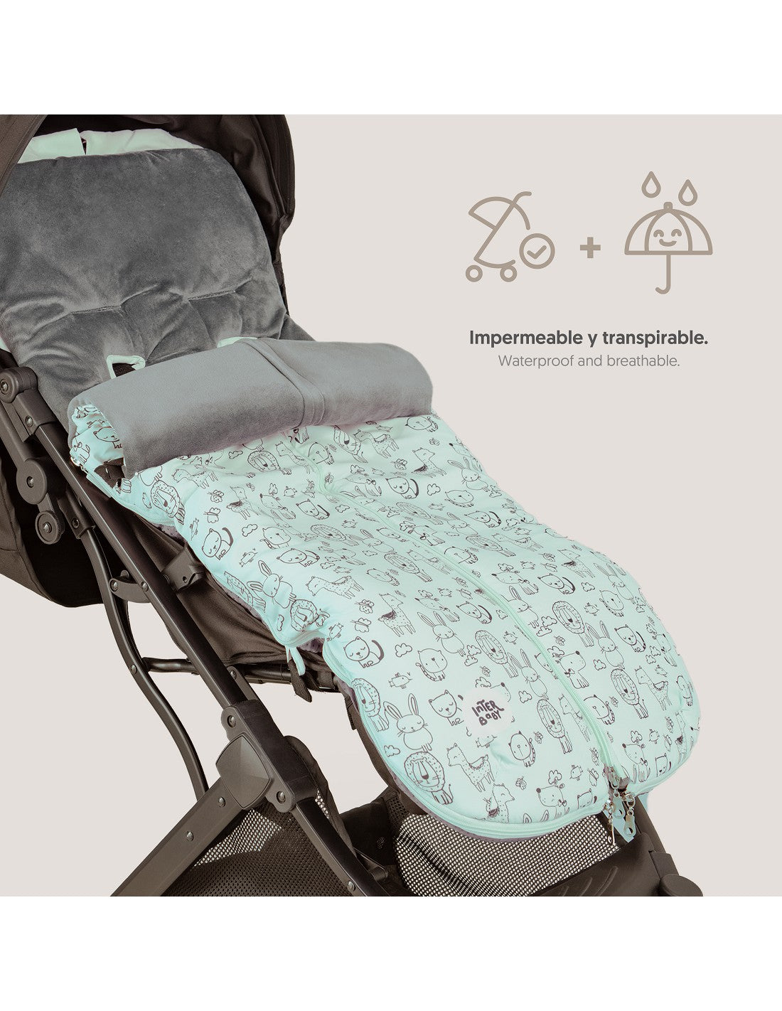 SACO UNIVERSAL DE SILLA DE PASEO INTERBABY ANIMALES