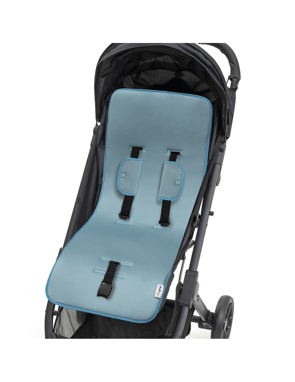 COLCHONETA + PROTECTORES. LISO VERDE. INTERBABY