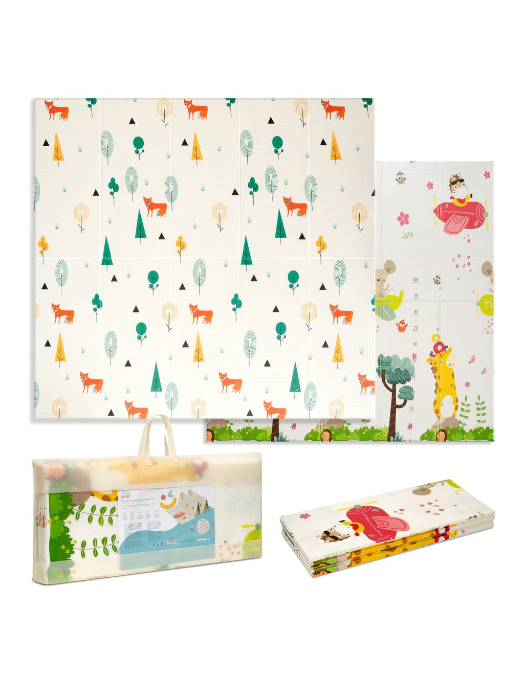 ALFOMBRA COLCHONETA DE GATEO INFANTIL SELVA. INTERBABY AFL12