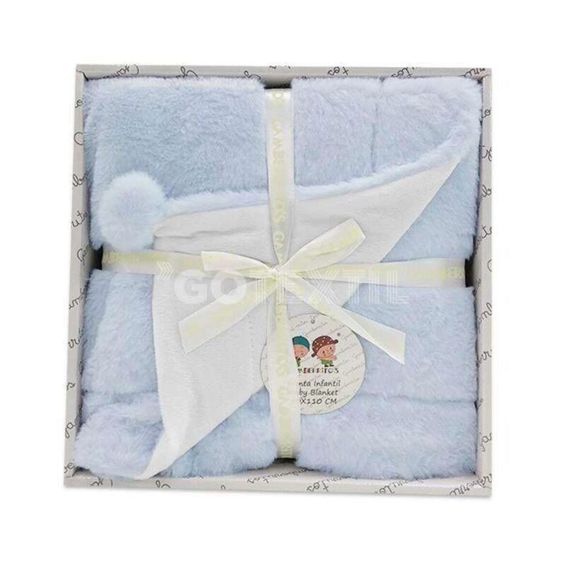 MANTA BEBE BORLAS GAMBERRITOS (80X110)