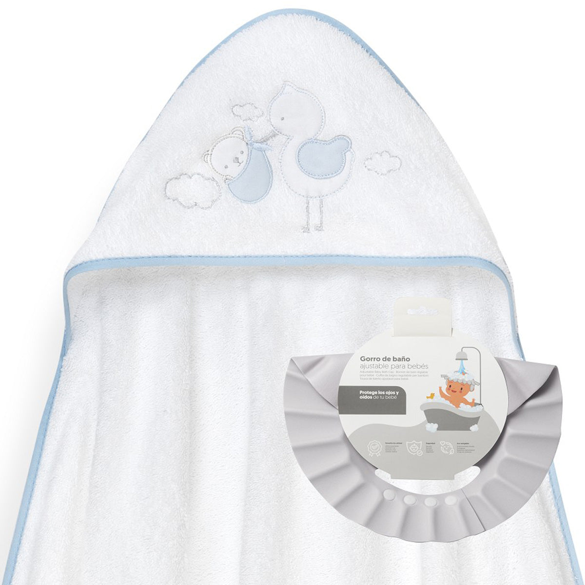 CAPA DE BAÑO CIGUEÑA. INTERBABY