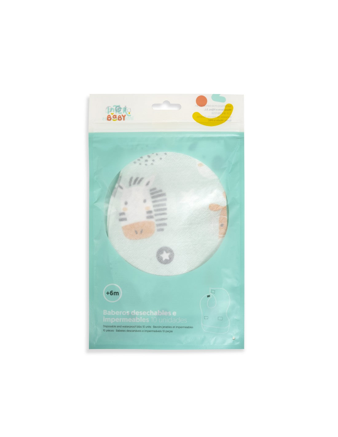 PACK 10 BABEROS DESECHABLES. INTERBABY (33X20)