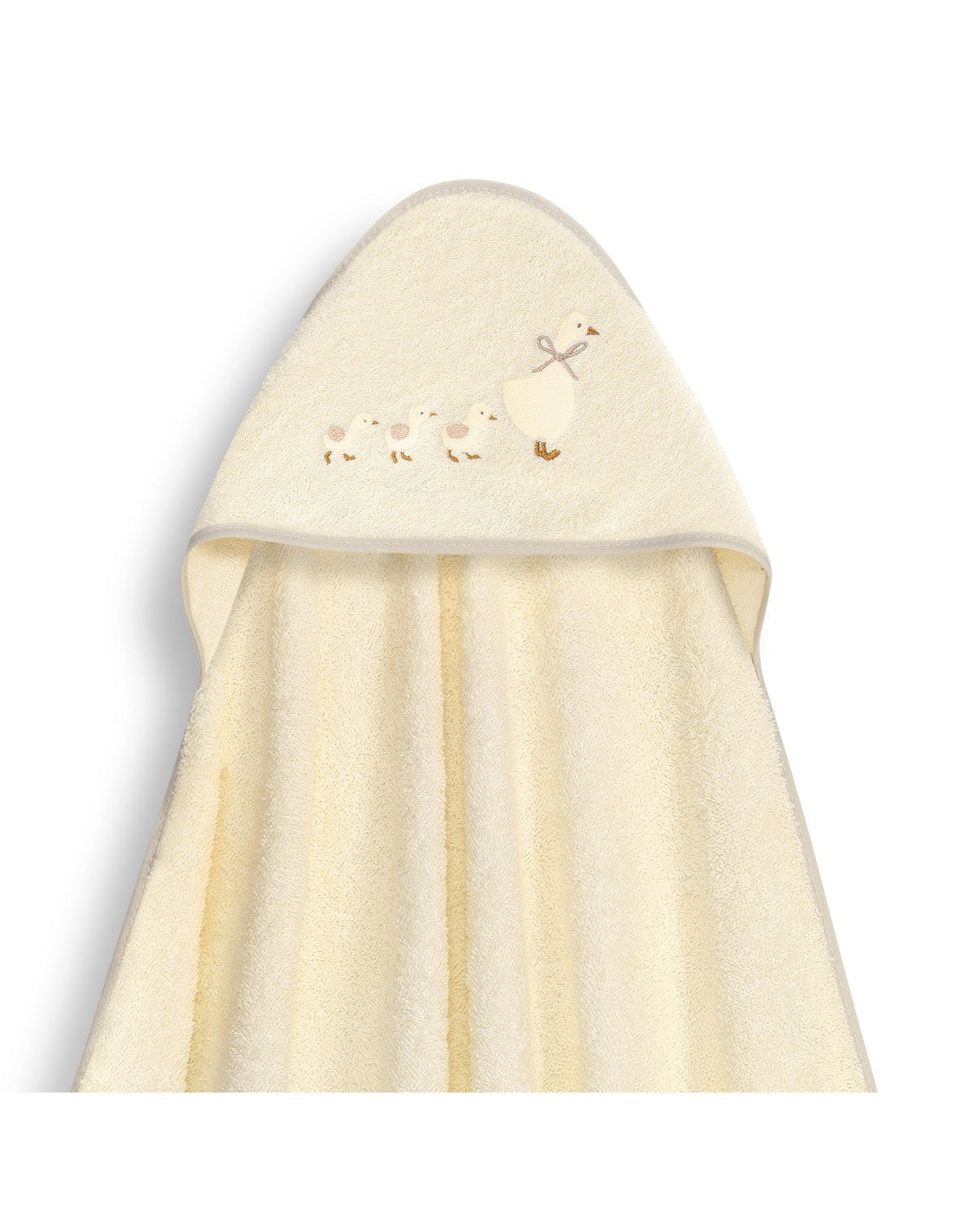 CAPA DE BAÑO Y  GORRO PATITOS FAMILIA INTERBABY