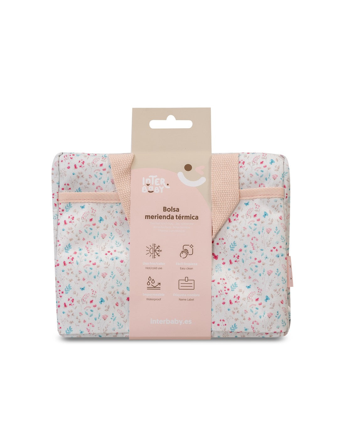 BOLSA MERIENDA PETALOS ROSA INTERBABY