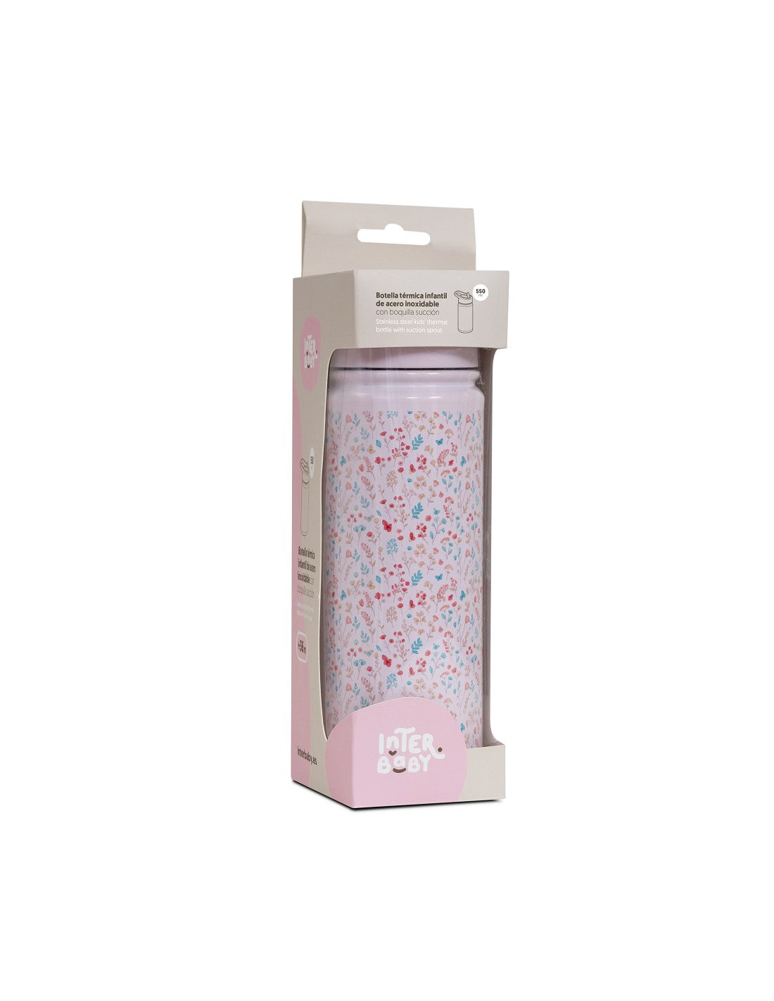 BOTELLA TERMICA  550ML PETALOS INTERBABY
