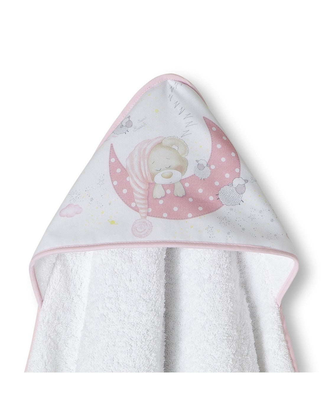 CAPA DE BAÑO Y BABERO BEAR SLEEPING INTERBABY