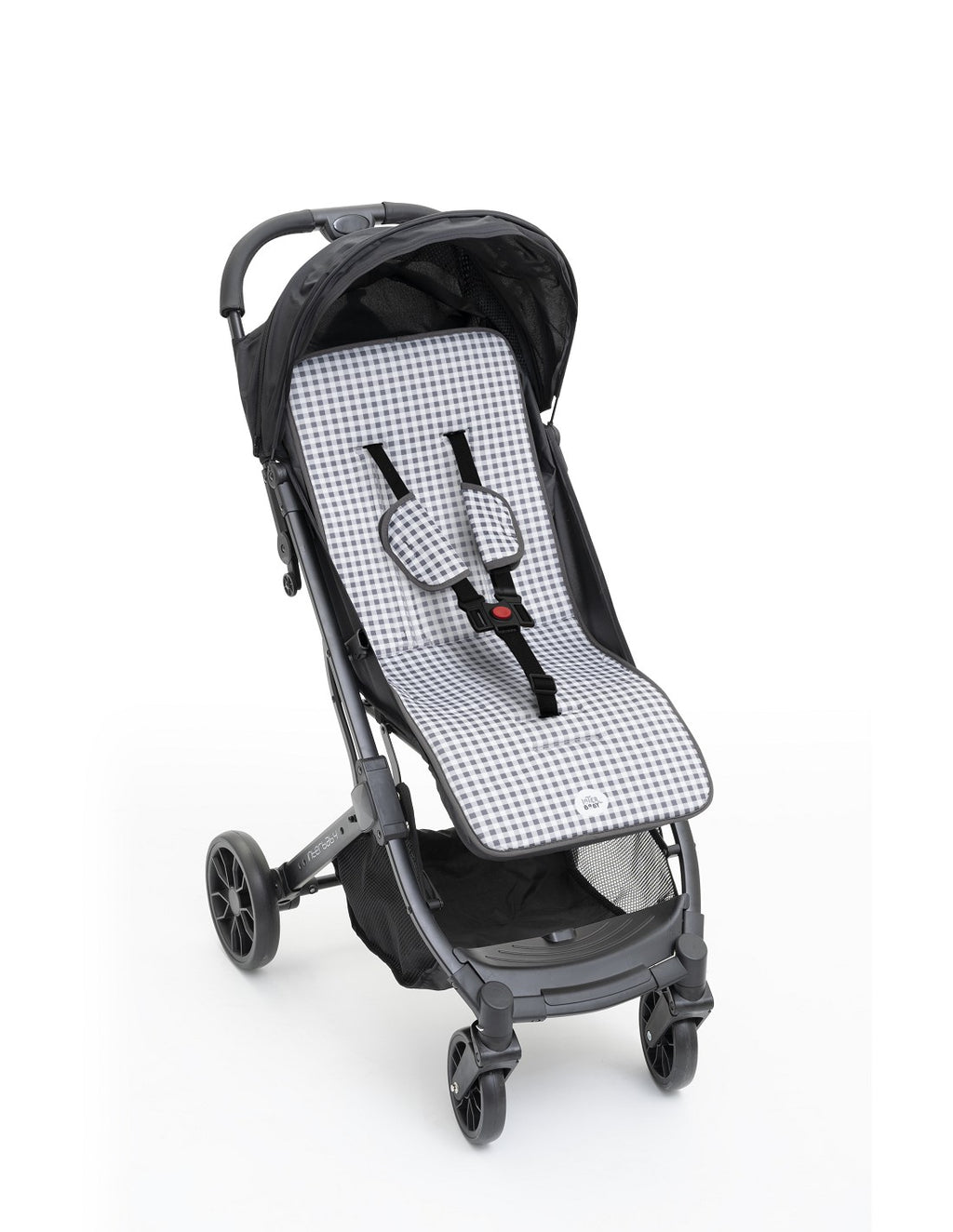COLCHONETA UNIVERSAL VICHY GRIS INTERBABY