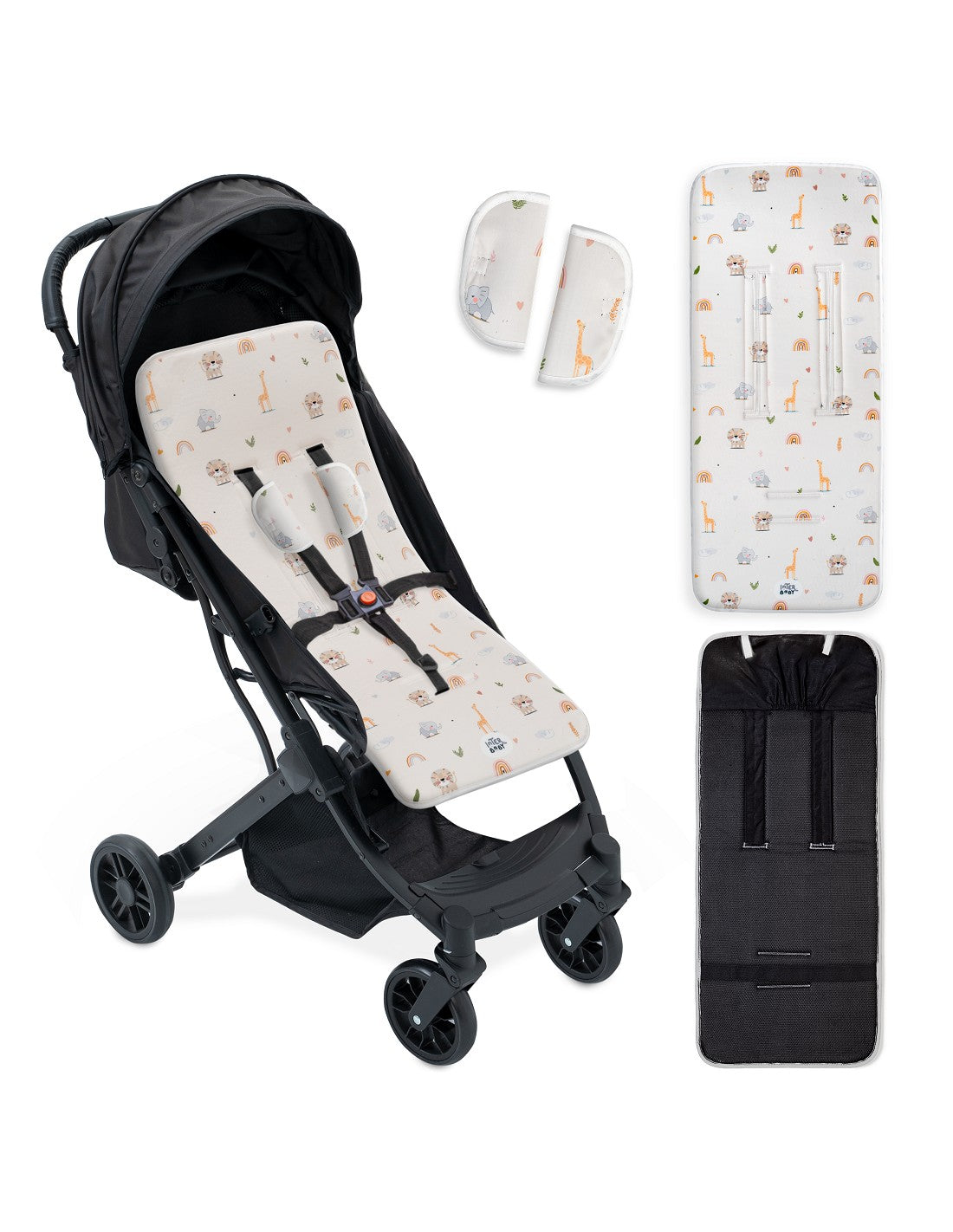 COLCHONETA MODELO SAFARI BEIGE INTERBABY
