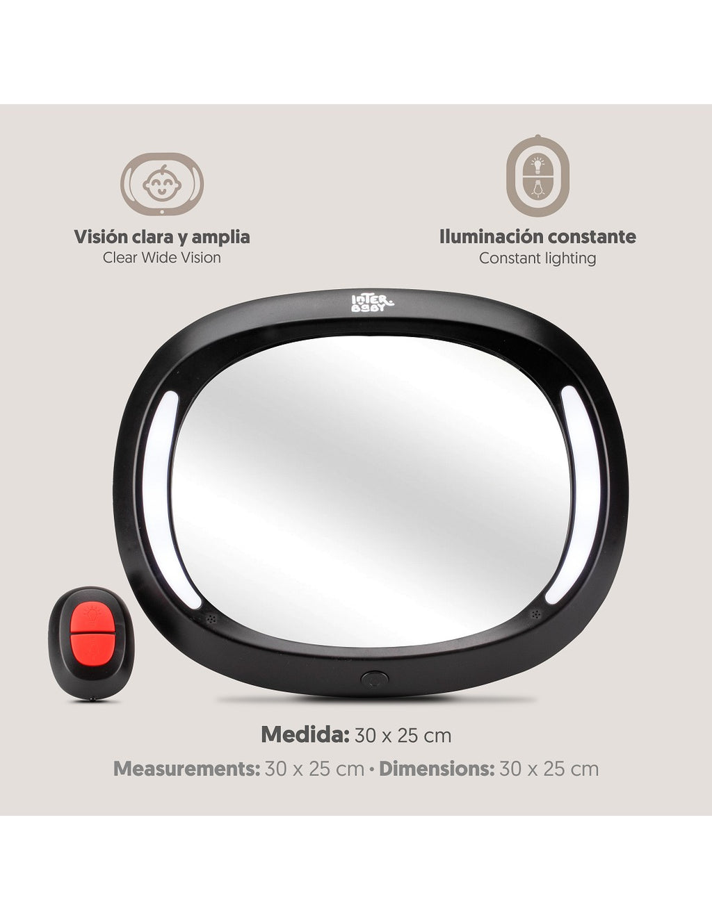 ESPEJO DE SEGURIDAD. INTERBABY