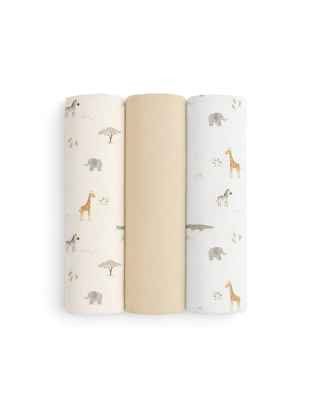 PACK DE GASAS 100% ALGODON SAVANNA INTERBABY (80X80)