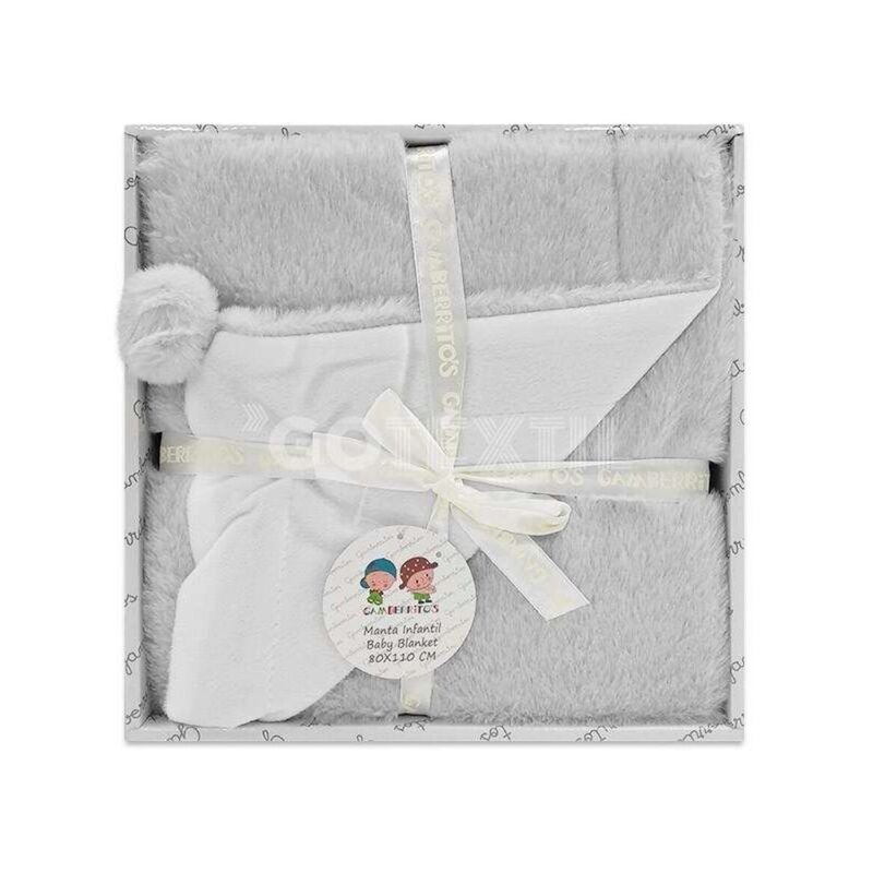 MANTA BEBE BORLAS GAMBERRITOS (80X110)