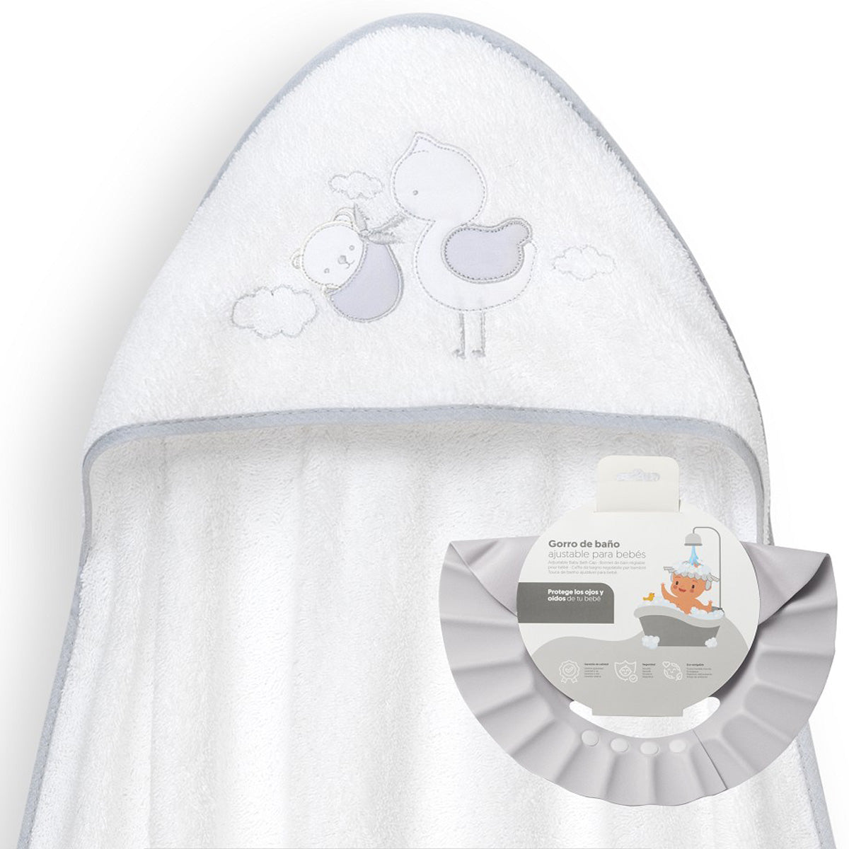 CAPA DE BAÑO CIGUEÑA. INTERBABY