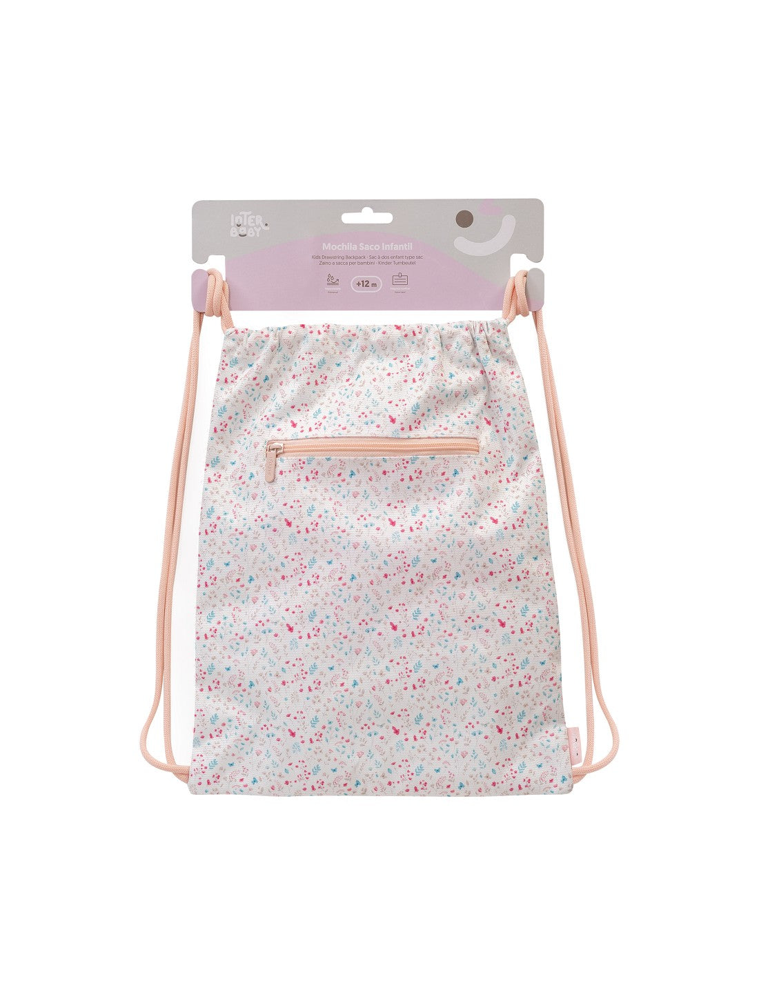 MOCHILA SACO INFANTIL PETALOS INTERBABY