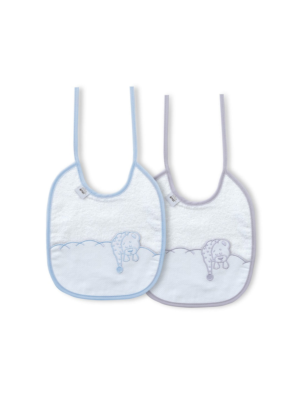 BABEROS OSO LUNA PACK DE 2  INTERBABY